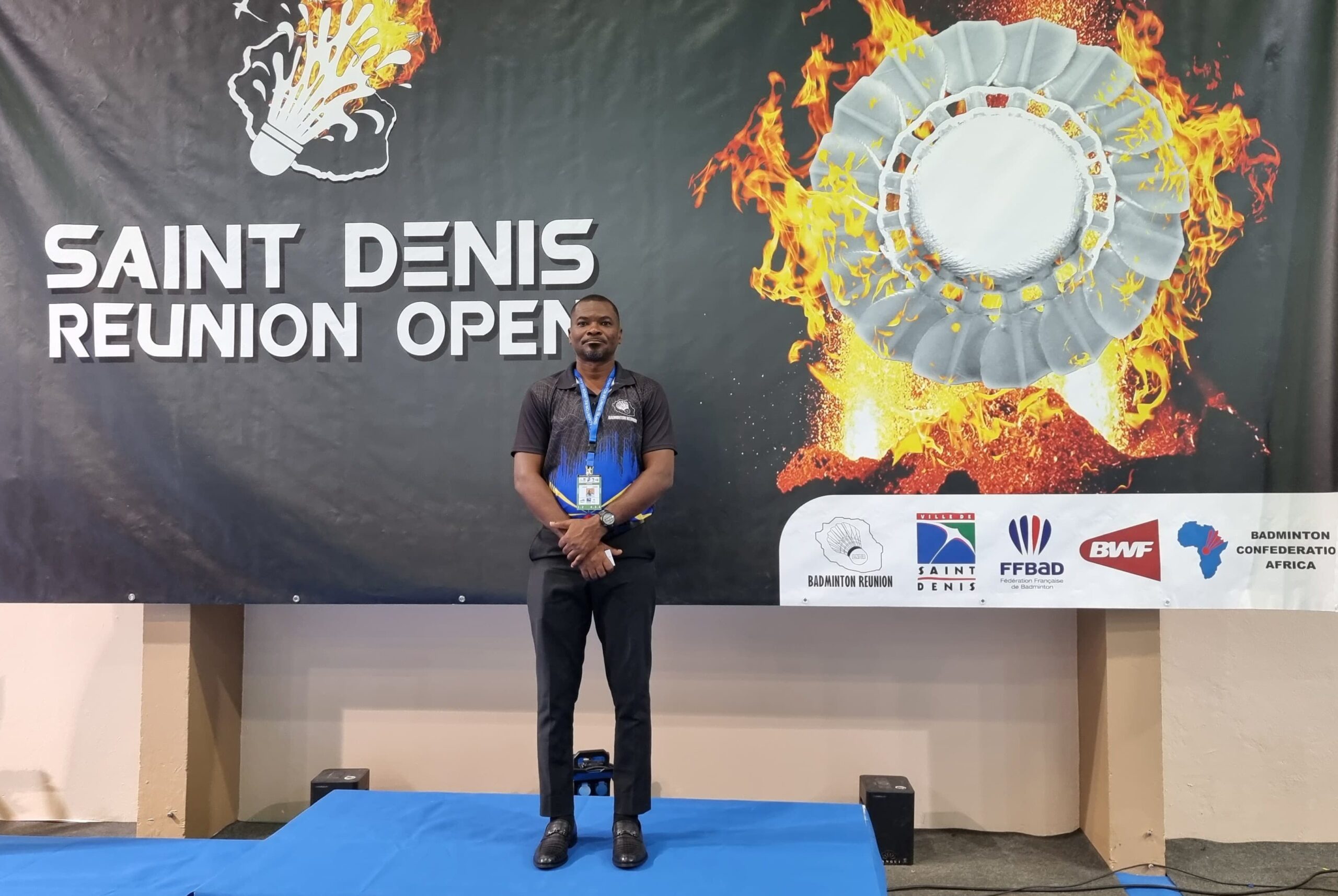 Breaking Barriers: Ghana’s Gabriel Atseku Becomes First World-Class Badminton Technical Official at Saint-Denis Championship, in Réunion, France