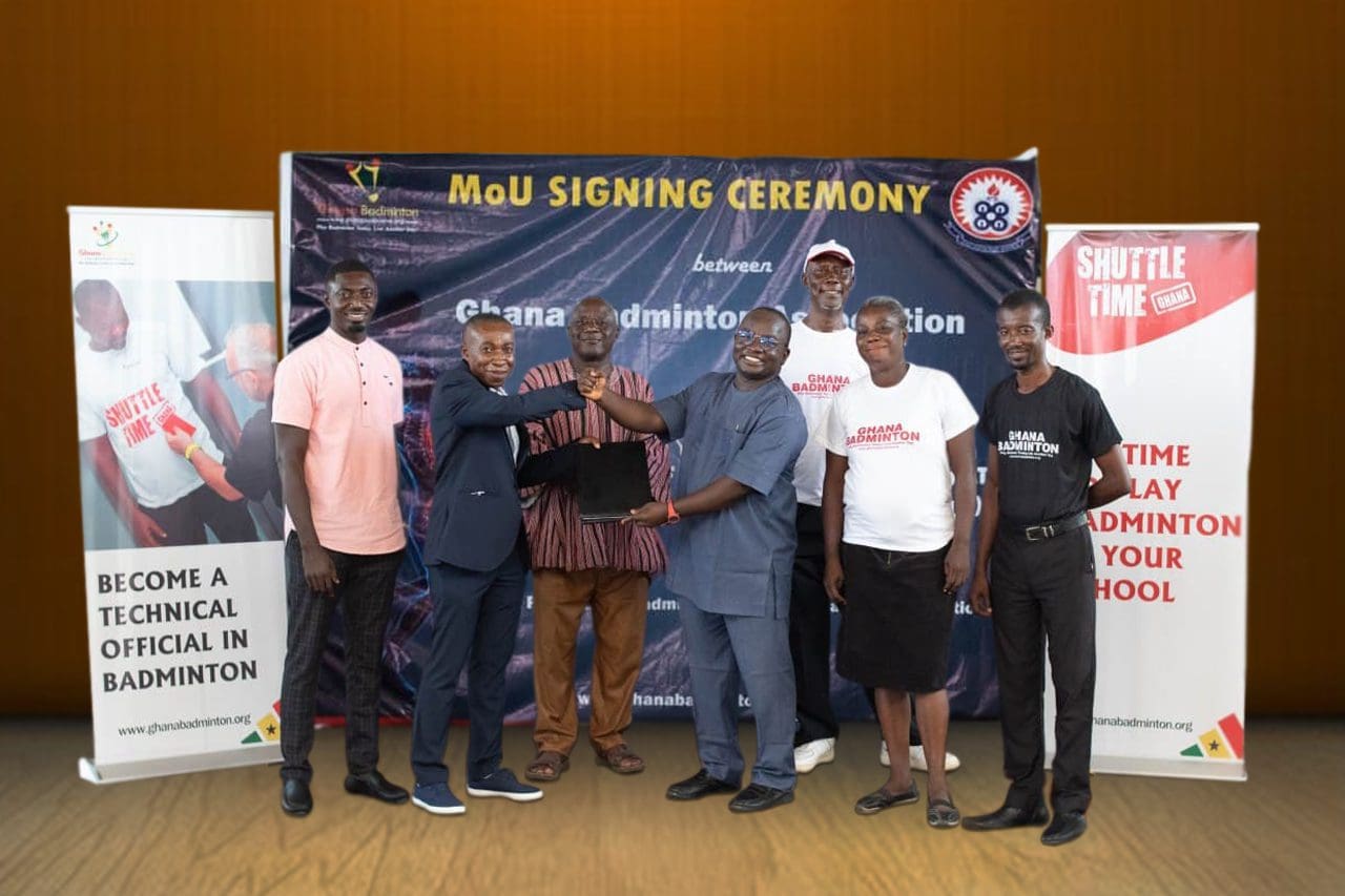 Ghana Badminton Association and University of Education’s Winneba Signs MOU